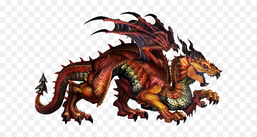 Red Dragon - Dragon With Crown Emoji,Red Dragon Png