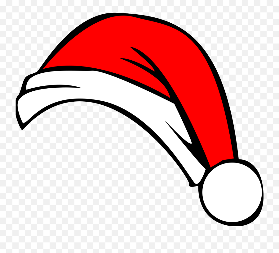 Download Christmas Hat Png Image - Cartoon Transparent Background Santa Hat Clipart Emoji,Santa Hat Png