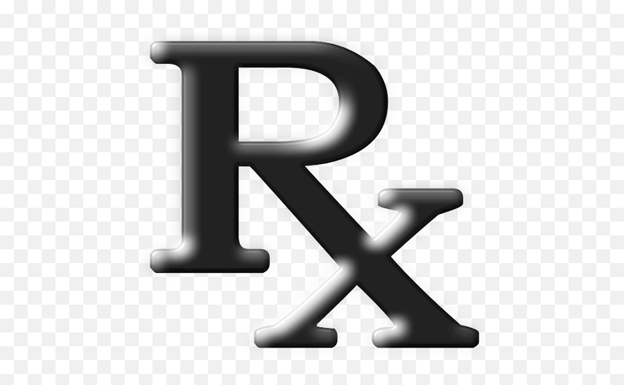 Rx Pharmacy Symbol Black Roman - Pharmacy Logo Rx Png Dot Emoji,Pharmacy Logo