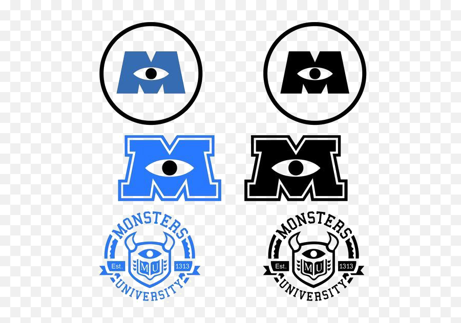 Monsters University Png Transparent - Monster Inc Emoji,Monsters Inc Logo