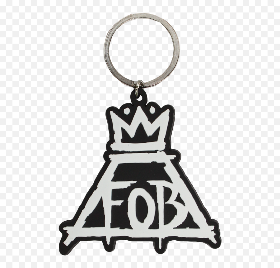 Fob Logo Keychain - Fall Out Boy Logo Black Hd Png Download Fall Out Boy Hoodie Emoji,Boy Logo