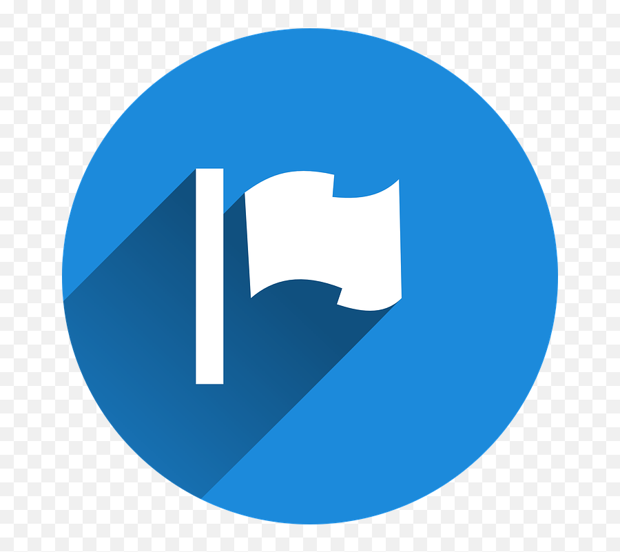 Blue Flag Icon Png Emoji,Website Icons Png