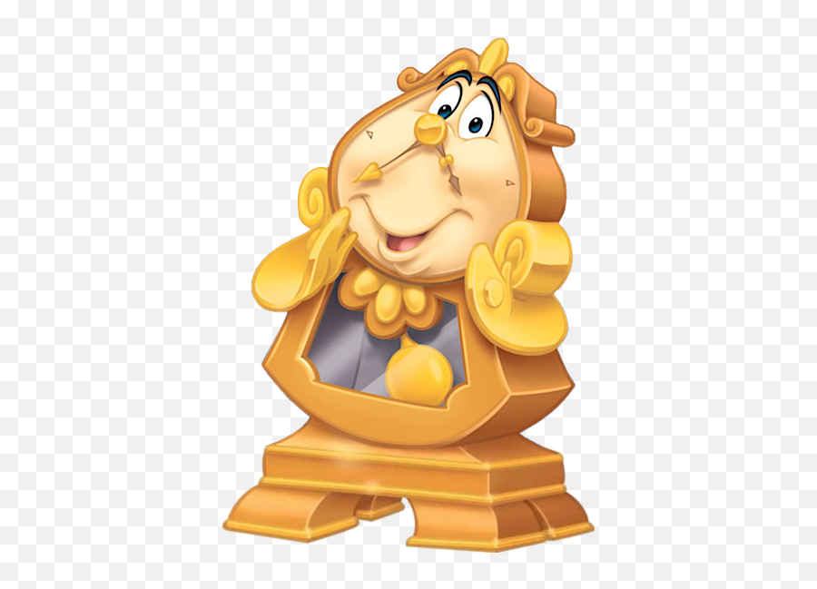 Cogsworth Heroes And Villians Wiki Fandom Emoji,Beauty And The Beast Characters Png