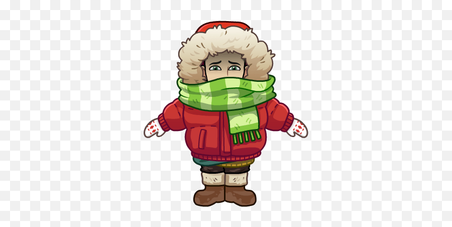 Jacket Itu0027s Cold Outside - Winter Bitmoji 398x398 Png Emoji,Winter Jacket Clipart
