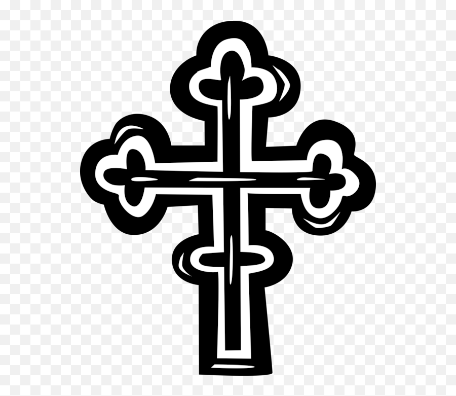 Christian Orthodox Religious Crucifix Cross - Vector Image Emoji,Cross Vector Png