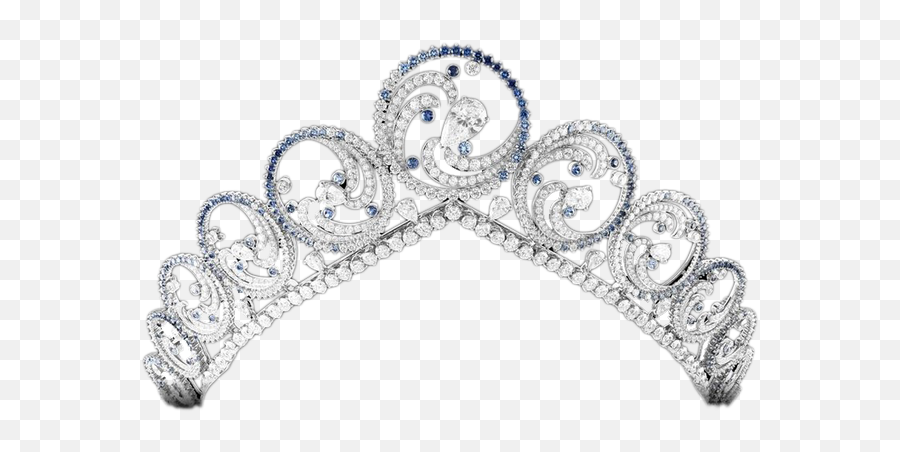 Diamond Van Jewellery Tiara Crown Arpels Cleef Clipart - Van Solid Emoji,Tiara Clipart