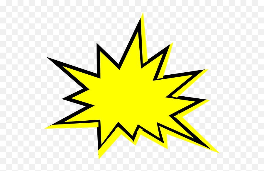 Starburst Clip Art At Clker - Camera Flash Light Clipart Emoji,Starburst Clipart