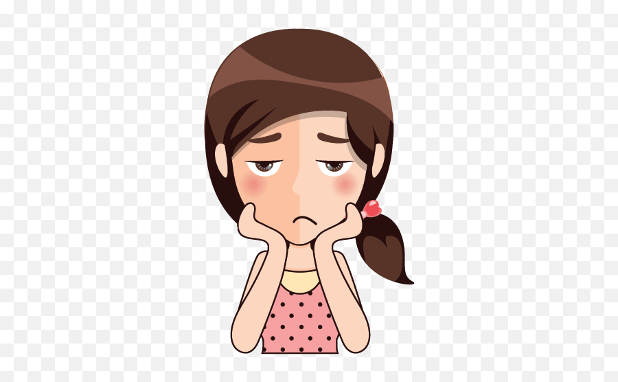 Download Feelings Clipart Anxious Child - Bore Cartoon Png Emoji,Feelings Clipart