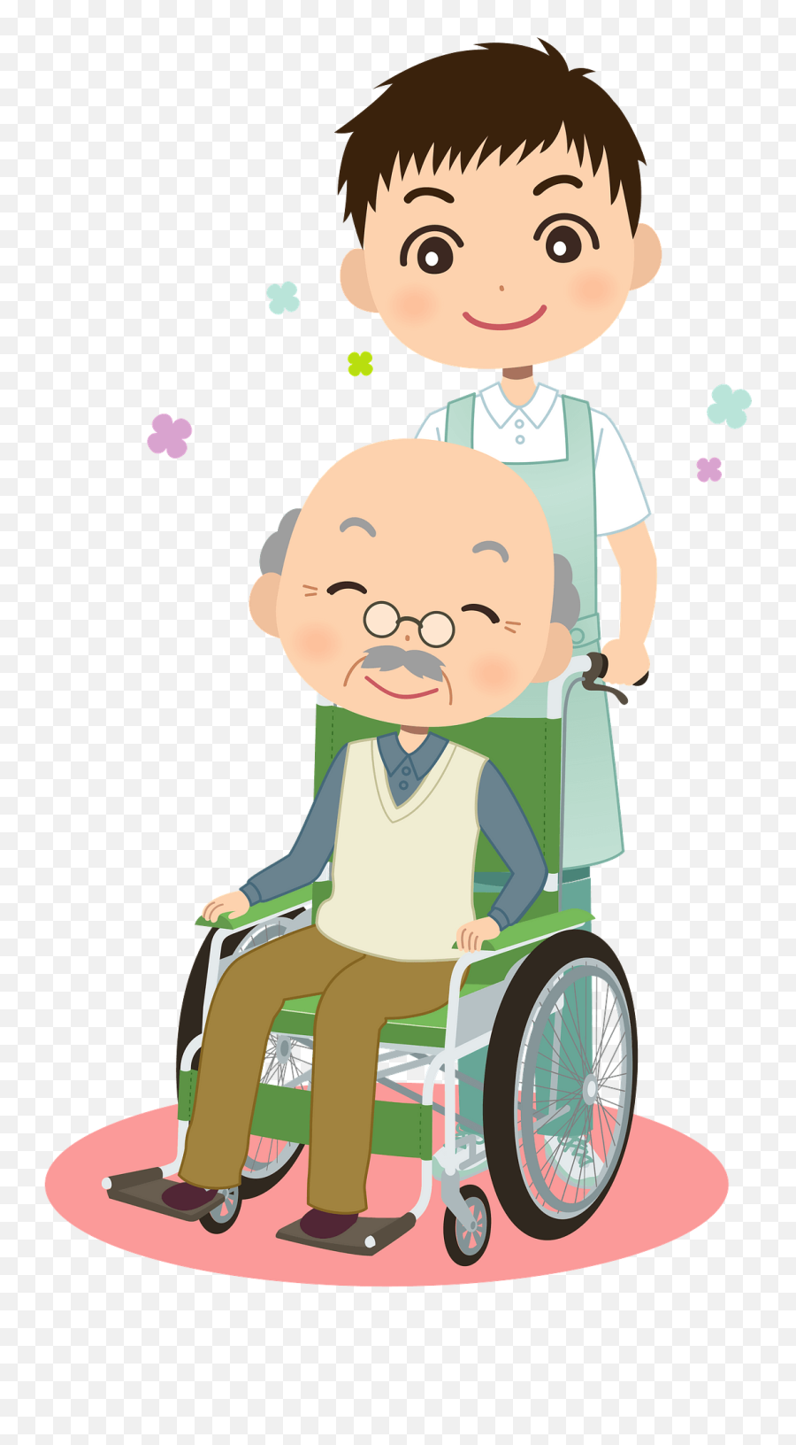 Nursing Elderly Care Clipart Emoji,Nursing Clipart