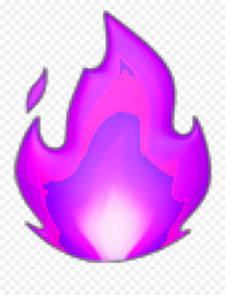 Fire Fireemoji Fire Emoji Moji - Cartoon Purple Fire Png,Fire Emoji Transparent