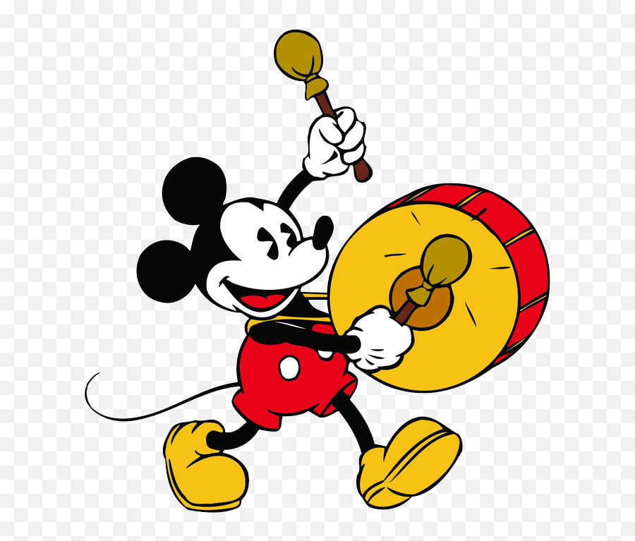 Clipart Drums - Clipartsco Mickey Mouse Musica Png Emoji,Drums Clipart