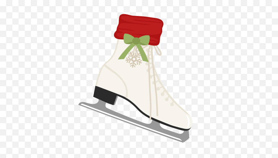 Ice Skate Svg Scrapbook Shape Winter - Cricut Ice Skate Free Svg Emoji,Ice Skating Clipart