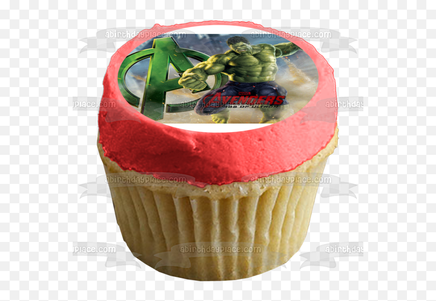 Marvel Avengers Logo Age Of Ultron The Incredible Hulk Edible Cake Topper Image Abpid06983 - Birthday Cake Sean Connery Bond Emoji,Avengers Logo