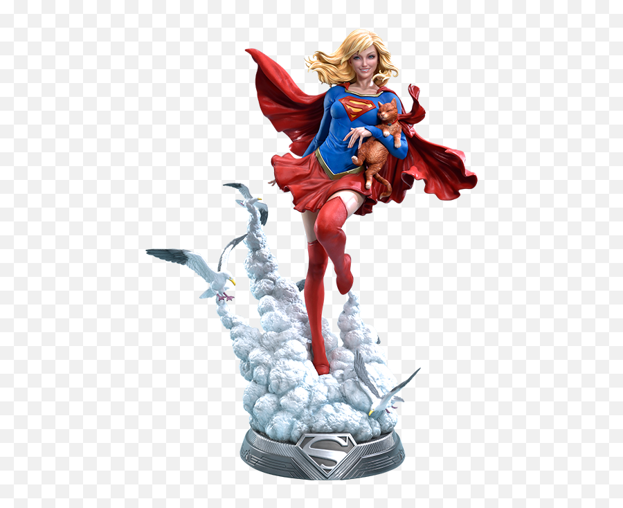 Dc Comics Supergirl Statue By Prime 1 Studio - Prime 1 Studio Supergirl Emoji,Super Girl Logo
