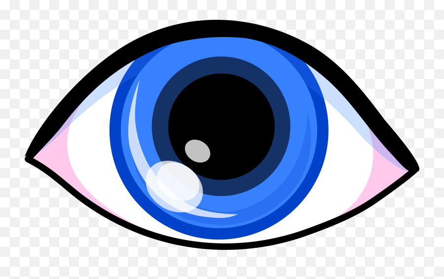 Clipart - Blue Eye Clipart Emoji,Cartoon Eye Png