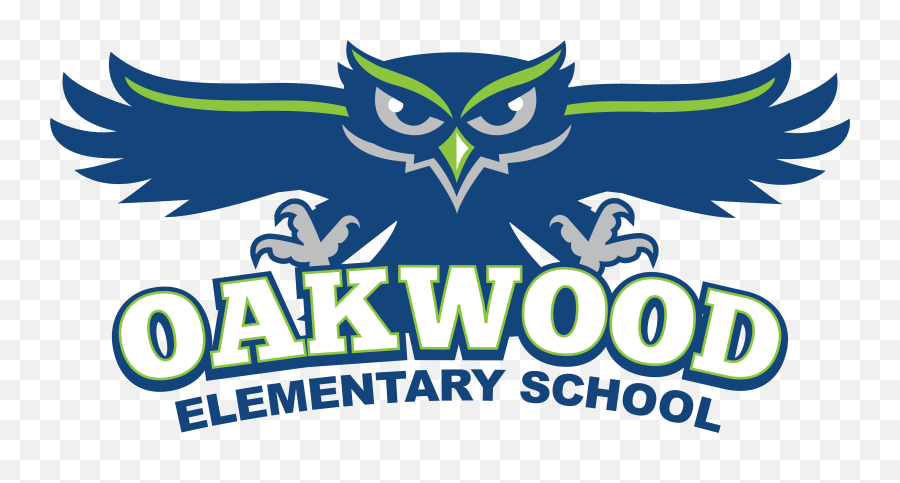 Download Hd Owls School Logo Clipart Library - Oakwood Owl School Logo Emoji,Elementary School Clipart