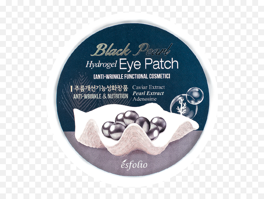 Download Esfolio Black Pearl Hydrogel - Esfolio Eye Patch Emoji,Eye Patch Png
