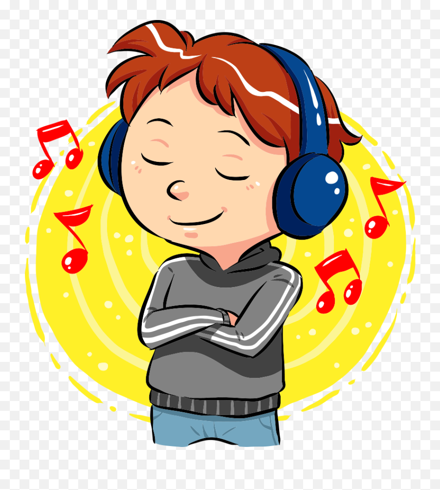 Music Listening Clip Art - Listen To Music Clipart Emoji,Music Clipart
