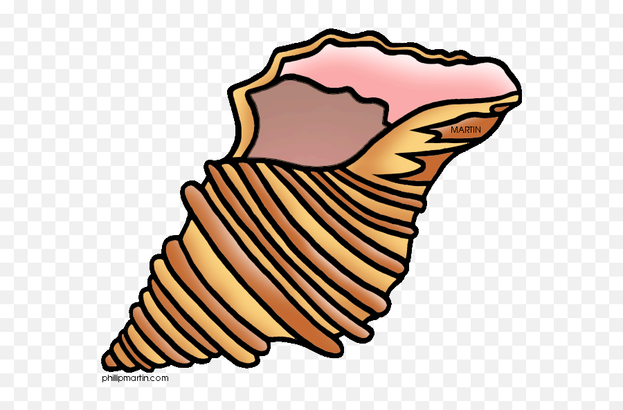 Free Clipart Seashell Free Seashell - Shell Clip Art Emoji,Seashell Clipart