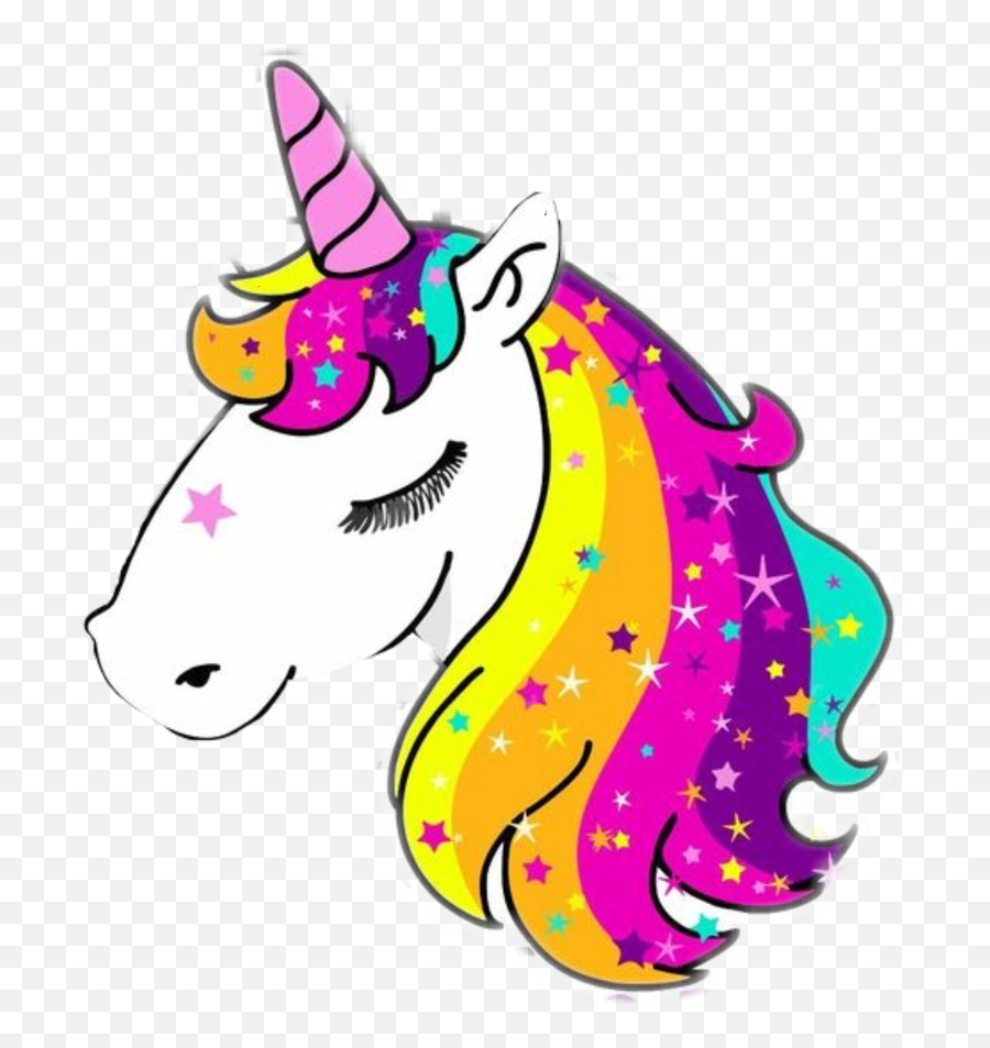 Unicorn Sticker - Unicorn Transparent Cartoon Jingfm Emoji,Sticker Clipart