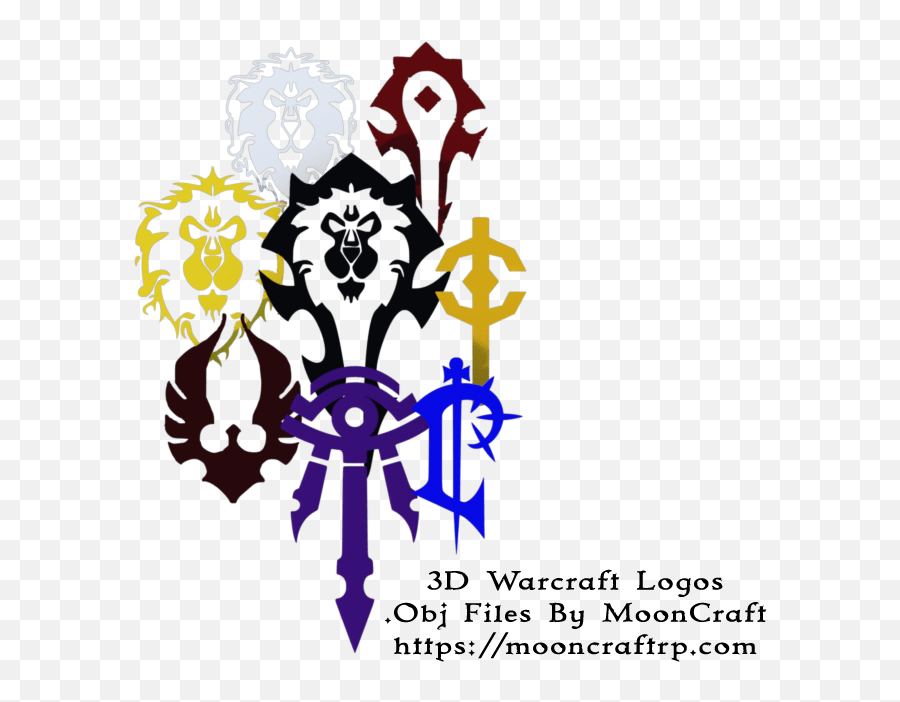 Warcraft Logo - Decorative Emoji,World Of Warcraft Logo