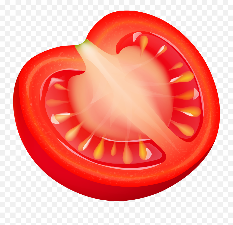 Tomato Clipart Png - Sliced Tomato Clipart Png Emoji,Tomato Clipart