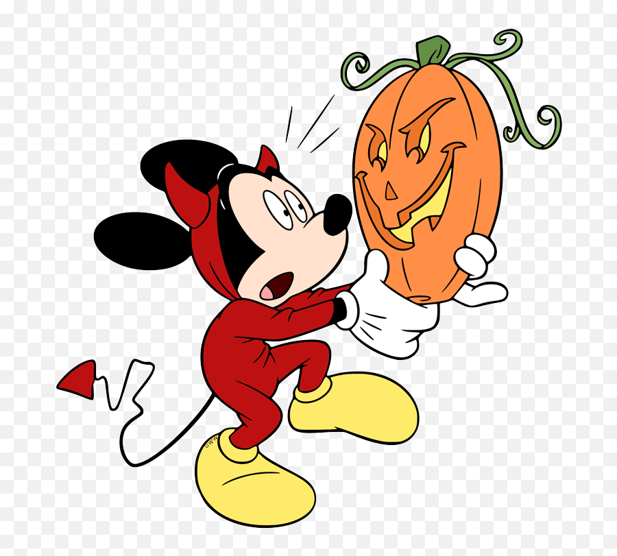 Mickey Disney Halloween Png Clipart - Full Size Clipart Emoji,Disney Cruise Clipart