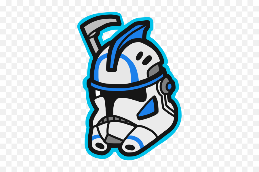 Blue Clone Trooper - Clone Trooper Full Size Png Download Emoji,Clone Trooper Png