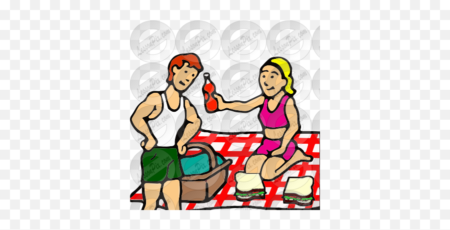 Picnic Picture For Classroom Therapy - For Adult Emoji,Picnic Clipart