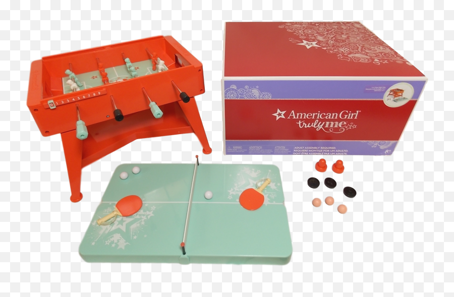 American Girl Truly Me 3 In 1 Game Night Table For 18 Dolls Doll Not Included Emoji,Game Night Png
