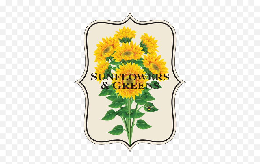 Sunflowers And Greens - Fresh Emoji,Sunflower Logo