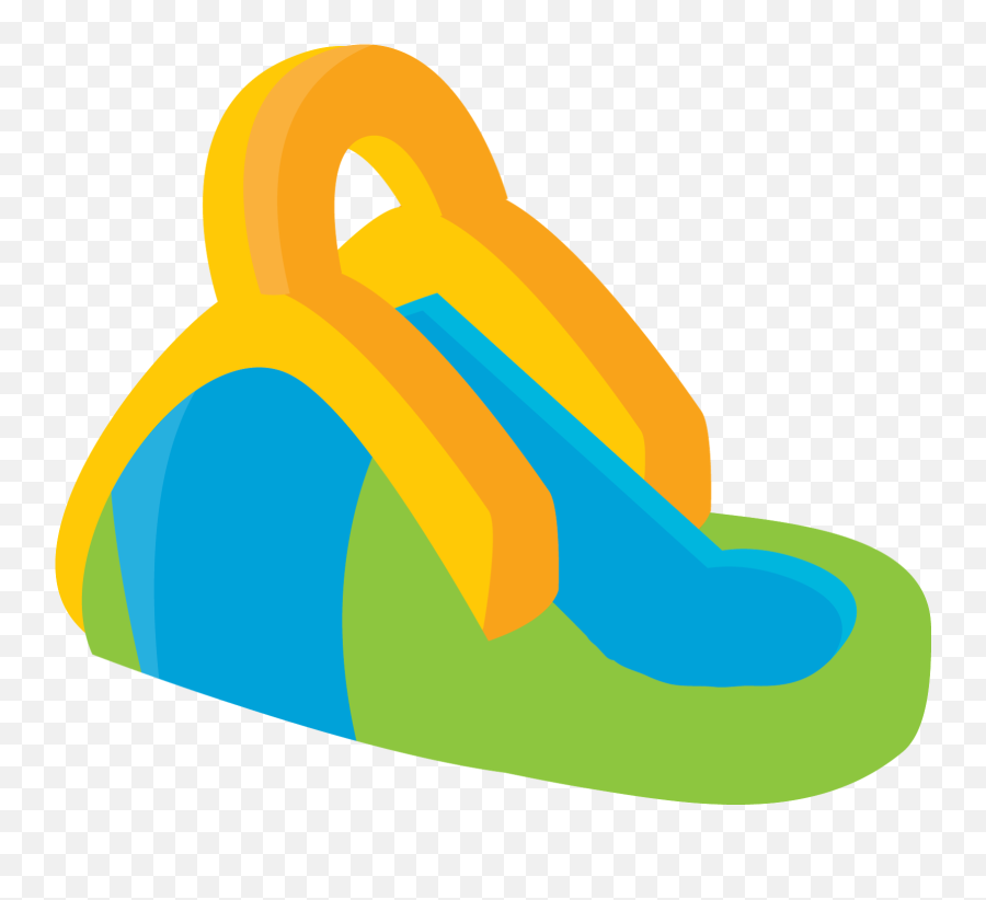 Transparent Cartoon Swimming Pool - Clip Art Inflatable Water Slide Clipart Emoji,Swimming Pool Clipart