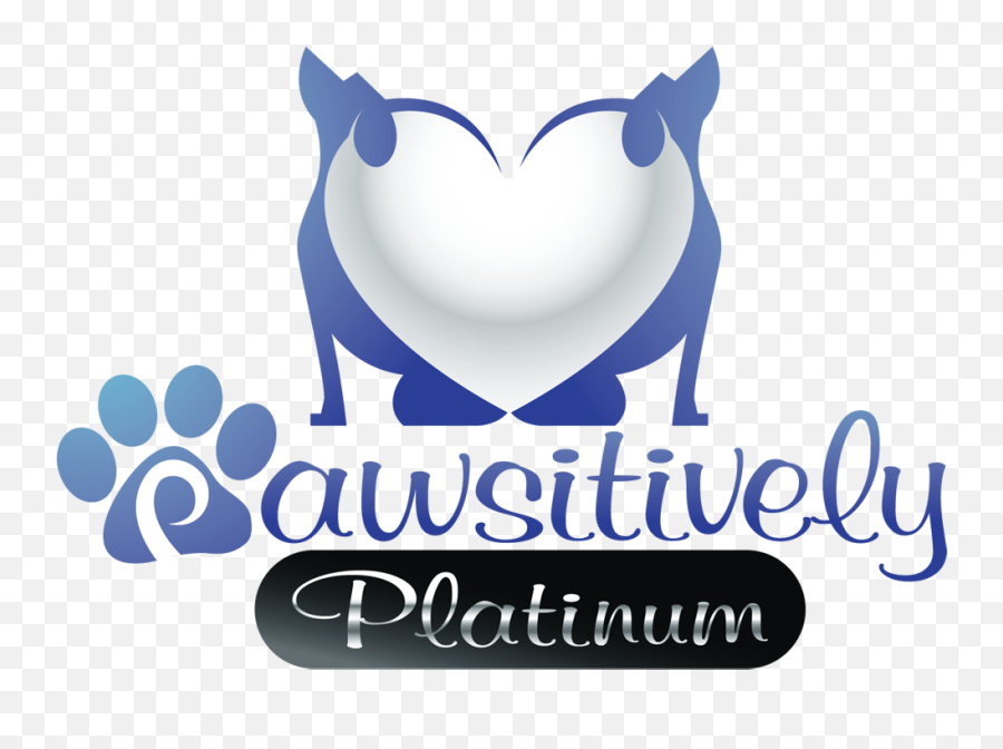 Pawsitively Platinum New Animal Logo - Language Emoji,Animal Logos