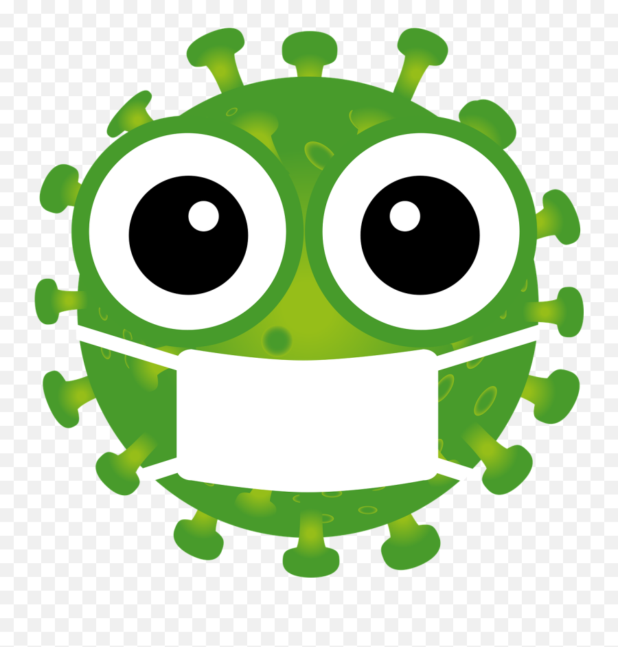 Symbol Face Mask Cartoon - Virus Con Cubrebocas Dibujo Emoji,Logo Face Mask