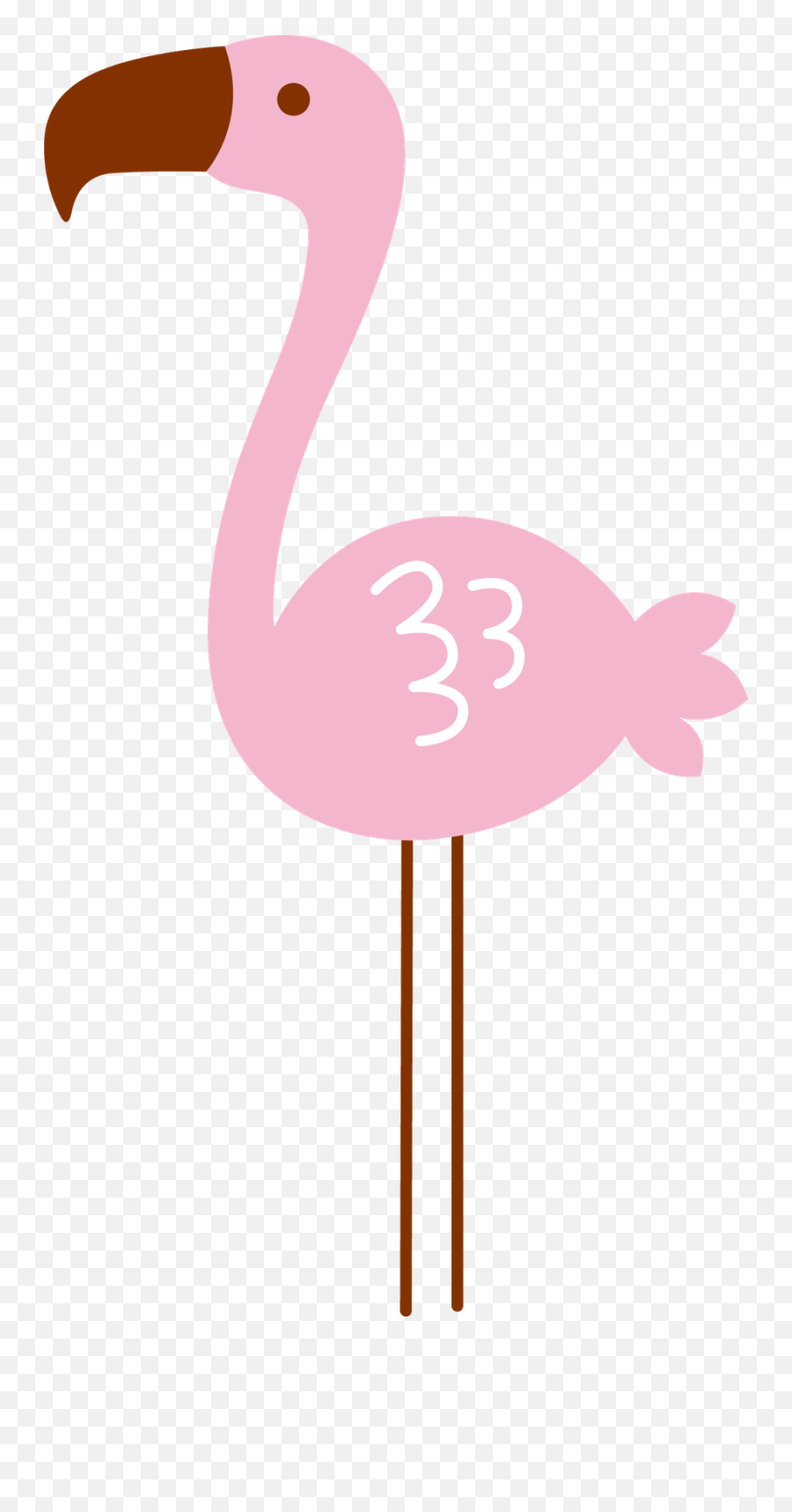 Flamingo Clipart Glamper - Flamingo Tropical Png Minus Emoji,Flamingo Clipart