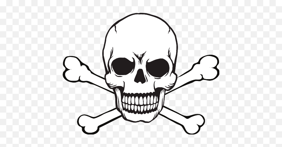 Skull - Skull And Crossbones Vector Emoji,Skull And Crossbones Png