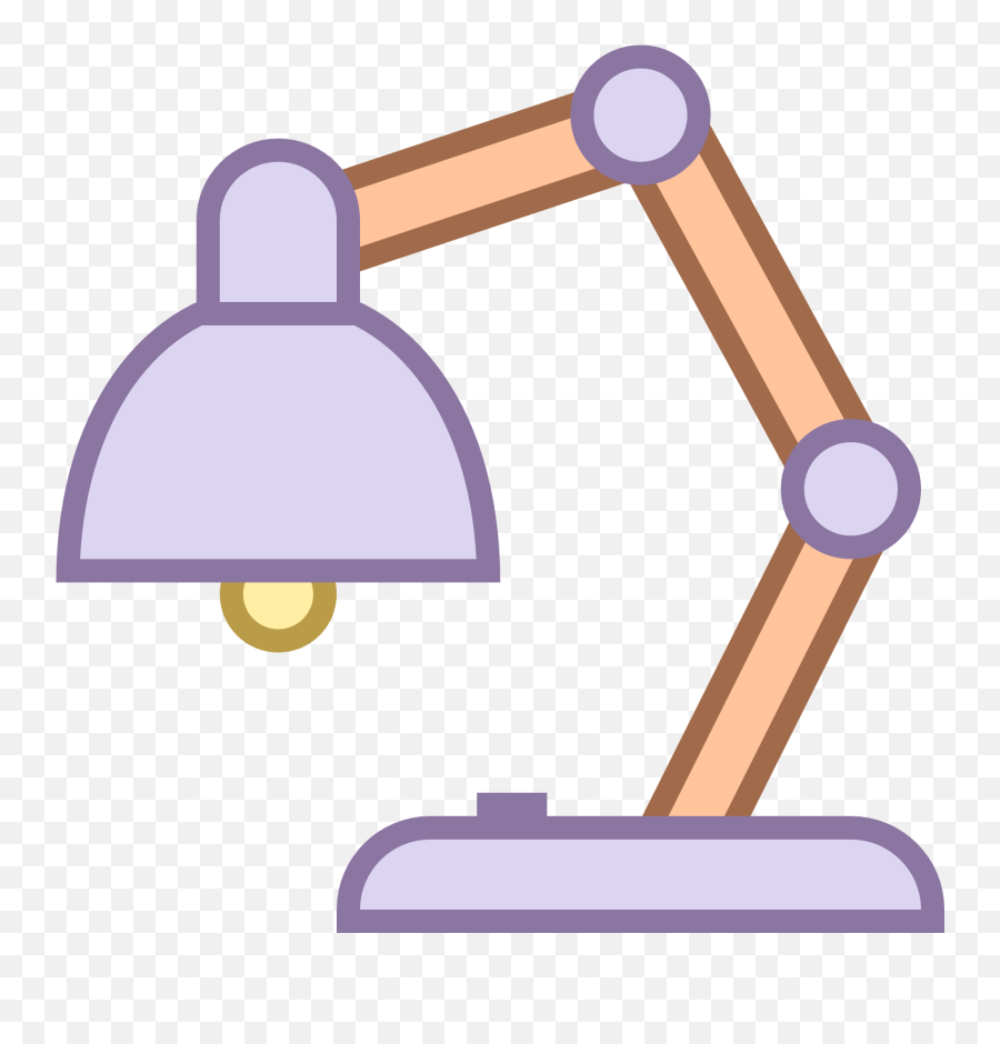 Desk Lamp Transparent Icon Web Icons Png - Desk Lamp Clipart Png Emoji,Desk Transparent Background