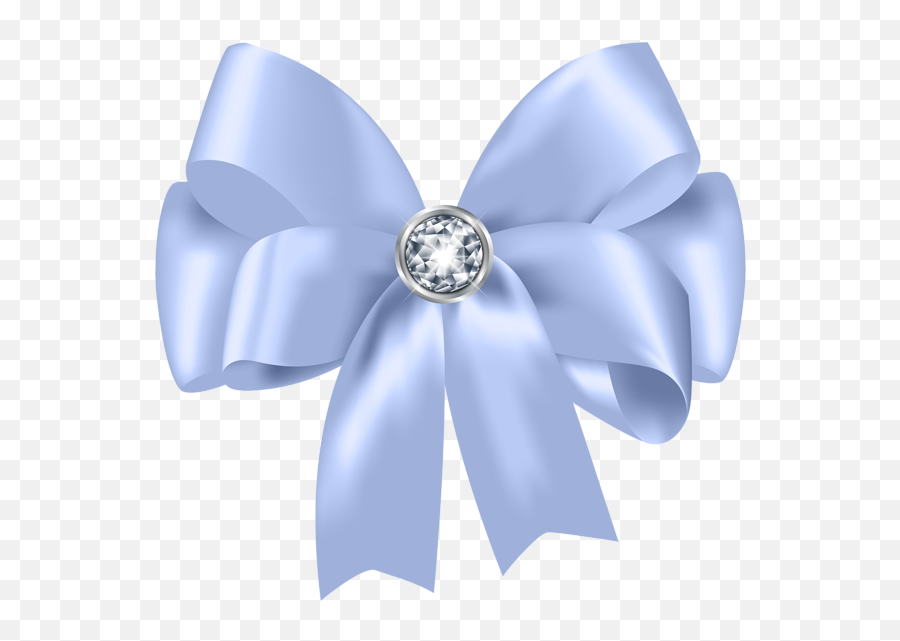 Clipart Diamond Ribbon Clipart Diamond Ribbon Transparent - Blue Bow With Diamond Emoji,Ribbon Clipart