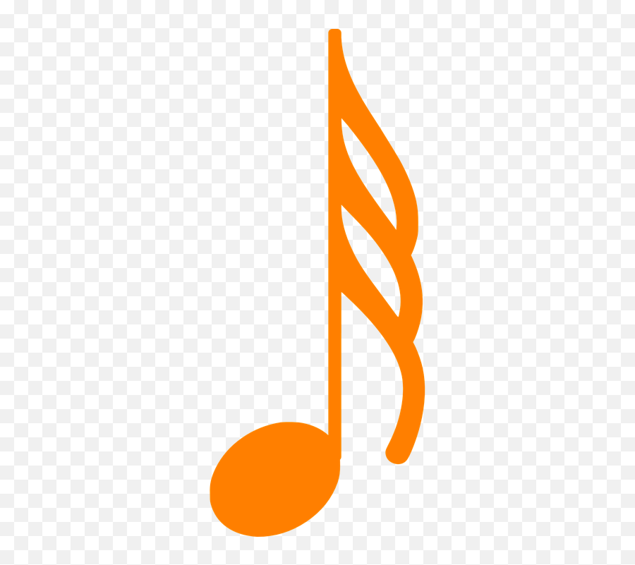 Free Photo Music Note Orange Musical Melody - Max Pixel Transparent Orange Music Notes Emoji,Musical Notes Png