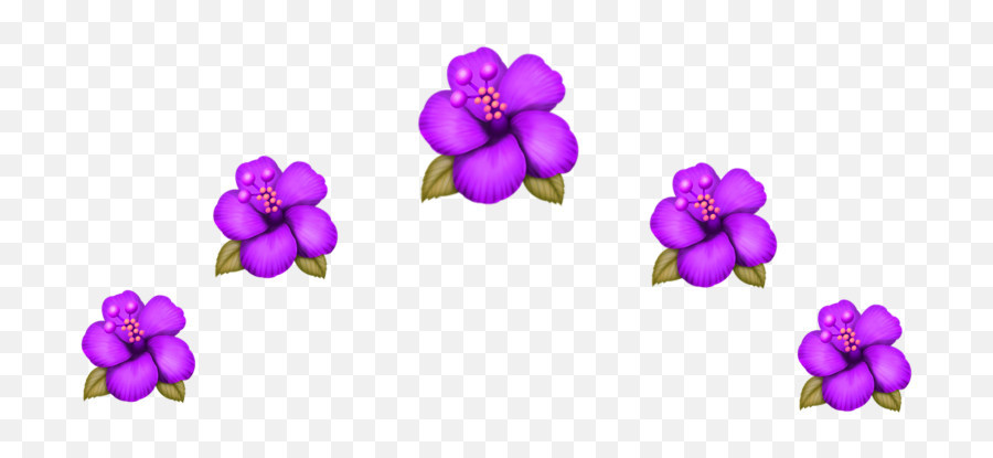 Purple Flower Crown - First Hand Blow Dryer Transparent Png Floral Emoji,Purple Flower Transparent