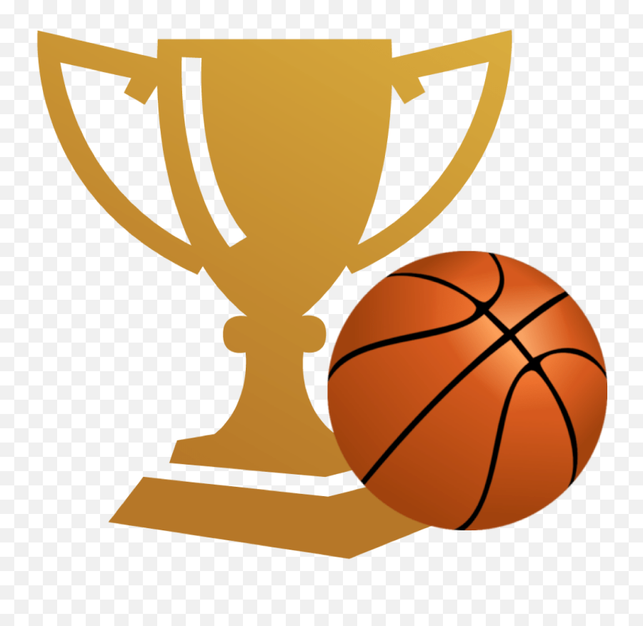 Download Basketball Trophy Clipart - Basketball Clipart Emoji,Trophy Clipart