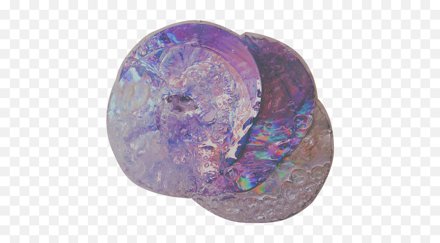Aesthetic Purple Holographic Sticker By Stayrose - Aesthetic Purple Transparent Emoji,Lavender Transparent