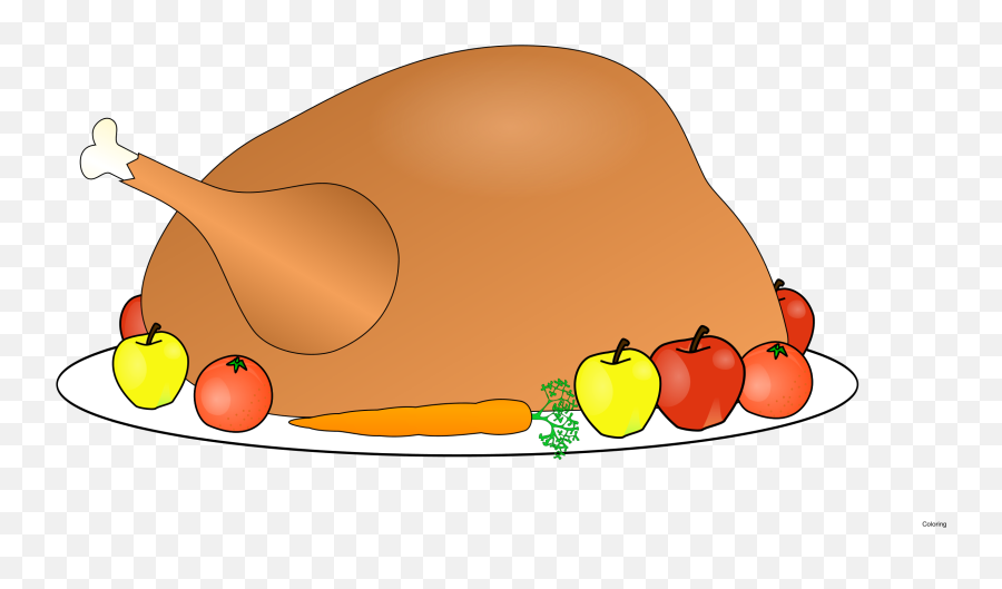 Thanksgiving Clipart Png Png Image With - Christmas Turkey Emoji,Thanksgiving Turkey Clipart