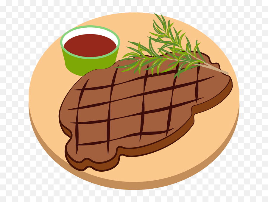 Meat Steak Clipart Transparent - Carne Asada Emoji,Steak Clipart