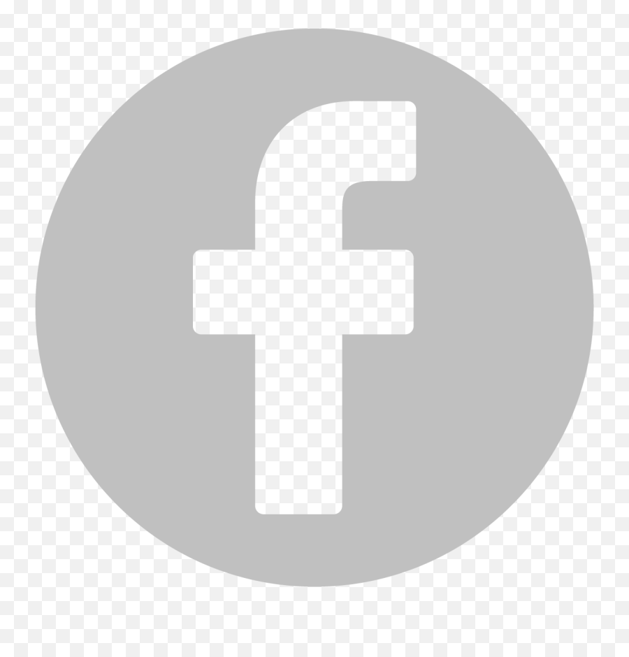 Logo Facebook Gris Png - Logo Facebook Login Png Full Size Emoji,Login Logo