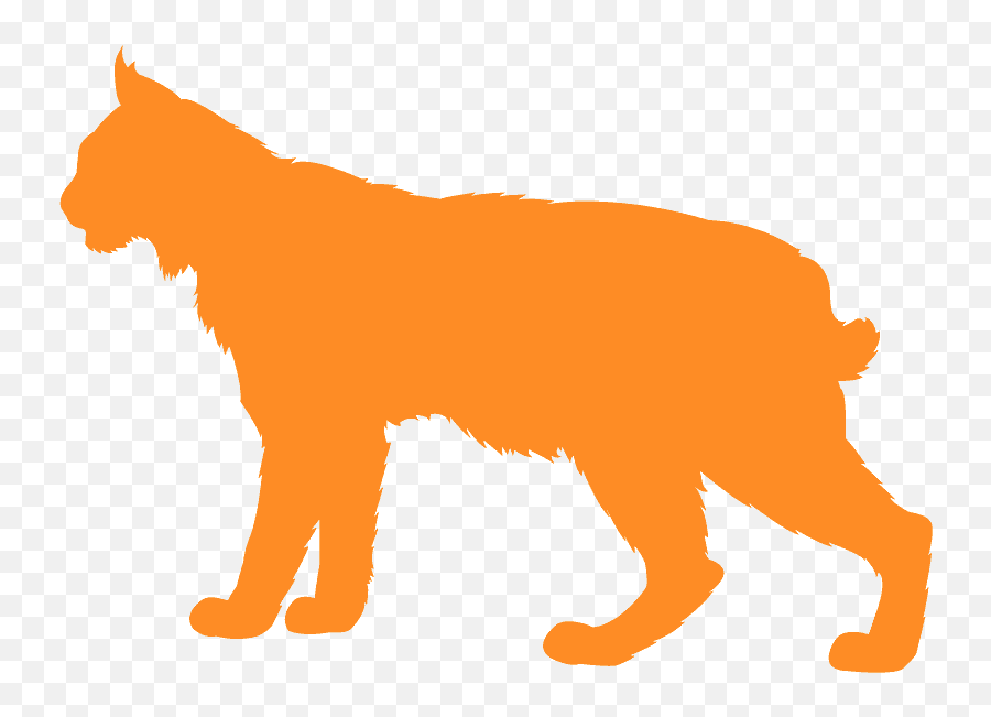 Bobcat Silhouette - Free Vector Silhouettes Creazilla Emoji,Bobcats Clipart