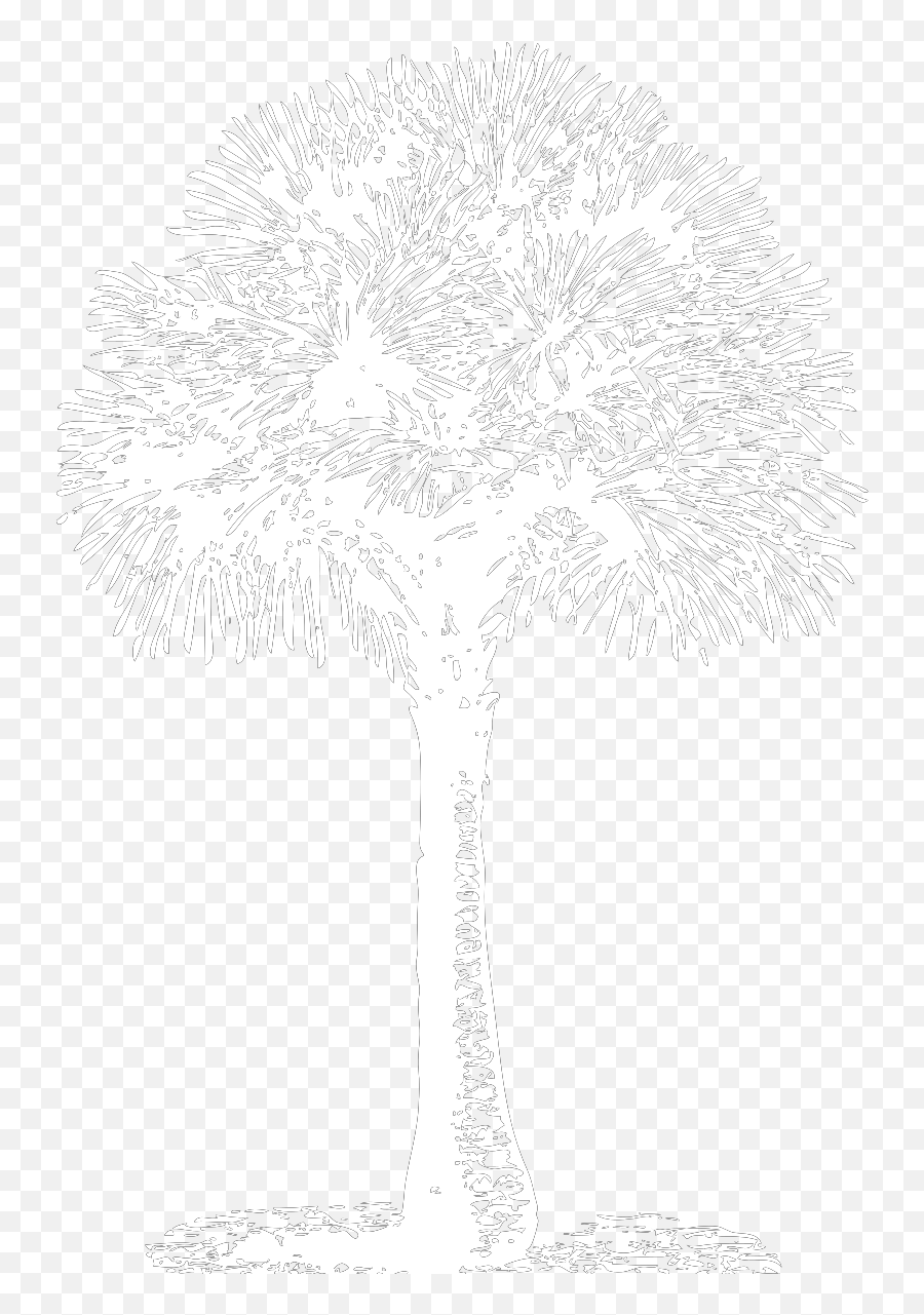 Palm Tree Silhouette White Svg Vector Palm Tree Silhouette Emoji,Palm Tree Black And White Clipart