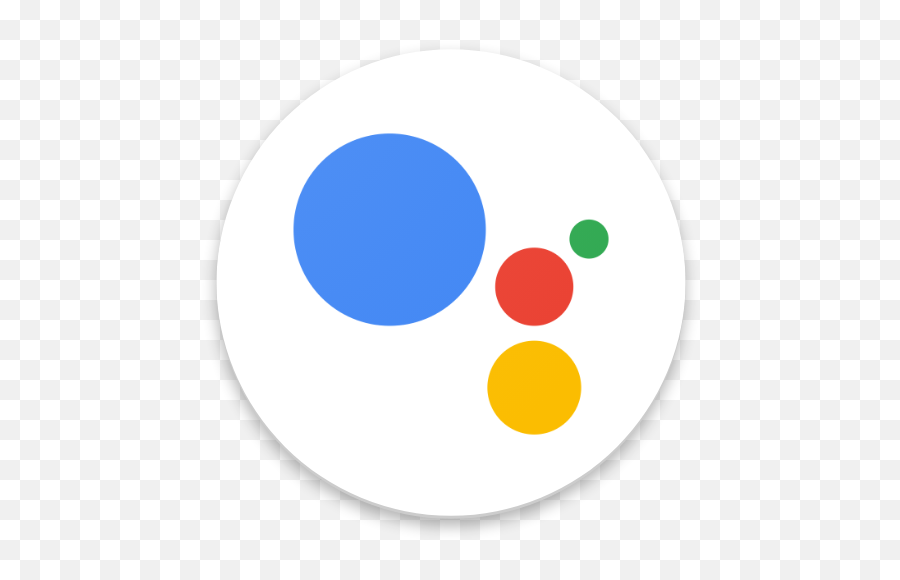 Google Assistant Logo Circle - Dot Emoji,Google Logo History