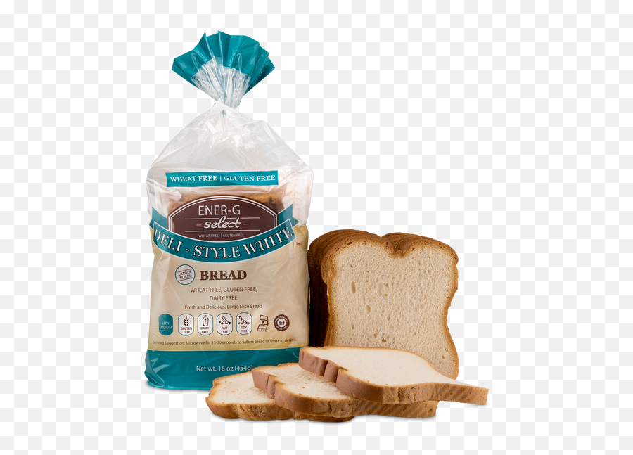 Ener - G Select Delistyle White Bread Emoji,Slice Of Bread Png