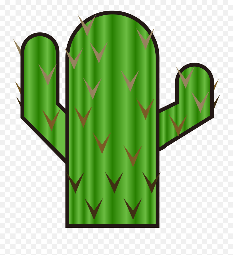 Cactus Svg - Emoji Png Cactus Transparent Png Free,Prickly Pear Cactus Clipart
